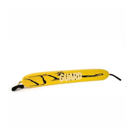 Kemp Usa Kemp 50" Splash Rescue Tube, Yellow/Black, 10-213-YEL/BLK 10-213-YEL/BLK